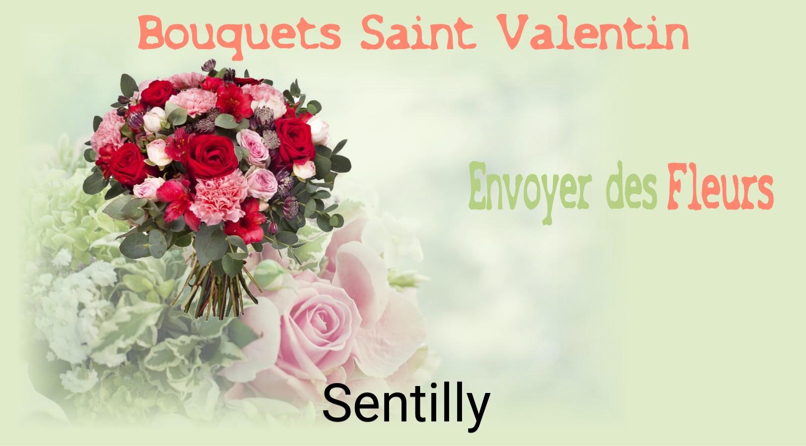 Roses de Saint-Valentin livrées à Sentilly